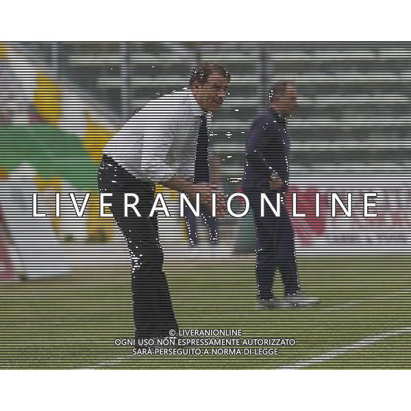 ANCONA vs SPAL, Campionato di Calcio Lega Pro, Girone B, 31» giornata, 17/04/2016, nella foto: LEONARDO SEMPLICI, ALLENATORE,©Claudio Zamagni/ Agenzia Aldo Liverani s.a.s.