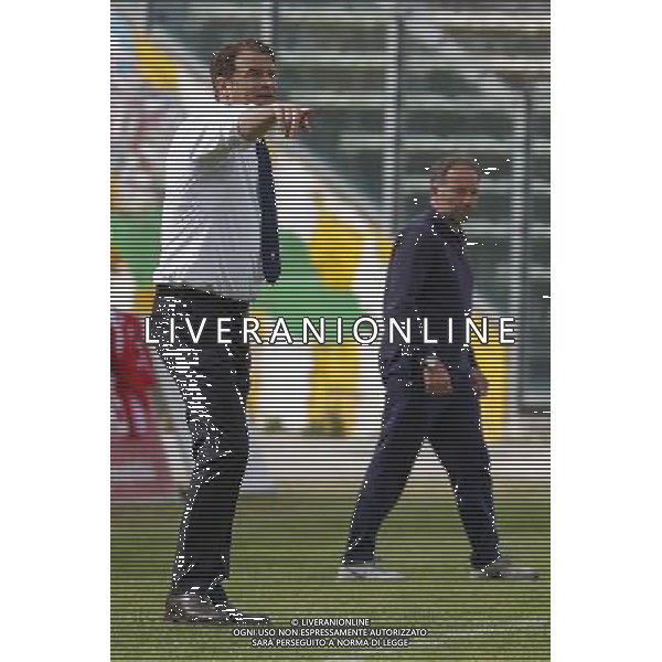 ANCONA vs SPAL, Campionato di Calcio Lega Pro, Girone B, 31» giornata, 17/04/2016, nella foto: LEONARDO SEMPLICI, ALLENATORE, ©Claudio Zamagni/ Agenzia Aldo Liverani s.a.s.