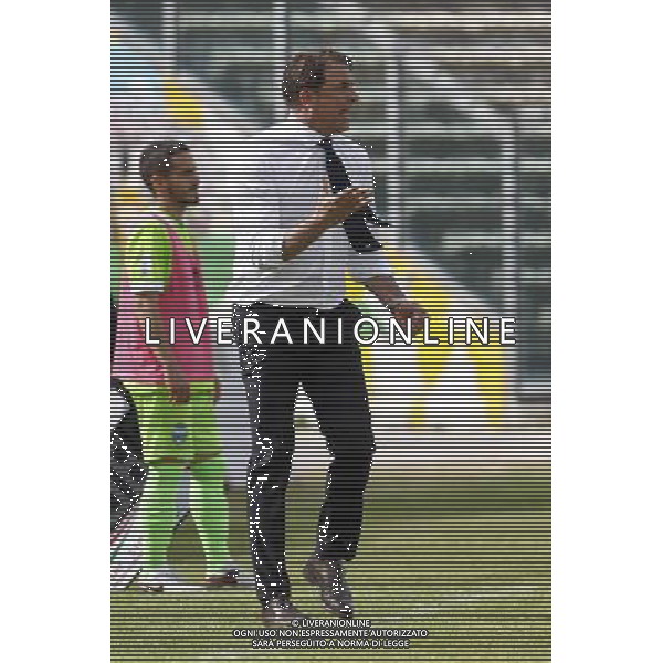 ANCONA vs SPAL, Campionato di Calcio Lega Pro, Girone B, 31» giornata, 17/04/2016, nella foto: LEONARDO SEMPLICI, ALLENATORE, ©Claudio Zamagni/ Agenzia Aldo Liverani s.a.s.