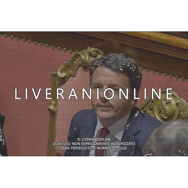 Mozione di sfiducia al governo Roma - 19.04.2016 - Palazzo Madama - nella foto: Matteo Renzi / Ph. Corradetti - Ag. Aldo Liverani Sas