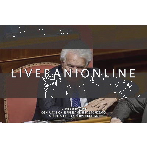 Mozione di sfiducia al governo Roma - 19.04.2016 - Palazzo Madama - nella foto: Denis Verdini / Ph. Corradetti - Ag. Aldo Liverani Sas