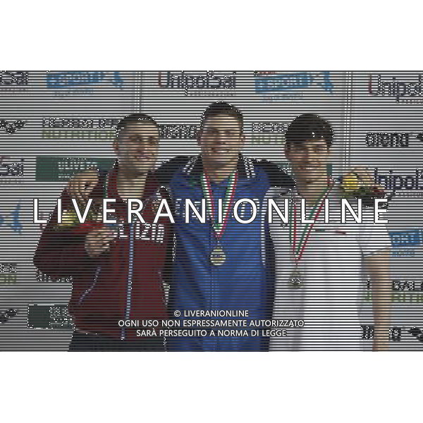 Campionato Italiano Assoluto di Nuoto 2016, UnipolSai, 19/04/2016, nella foto: SABBIONI SIMONE, CICCARESE, CHRISTOPHER , MALERBA MICHELE, Â©Claudio Zamagni/Agenzia Aldo Liverani s.a.s.