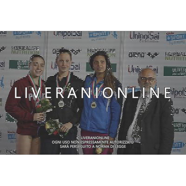 Campionato Italiano Assoluto di Nuoto 2016, UnipolSai, 19/04/2016, nella foto: MIZZAU ALICE, DILETTA CARLI, MARTINA DE MEMME, Â©Claudio Zamagni/Agenzia Aldo Liverani s.a.s.