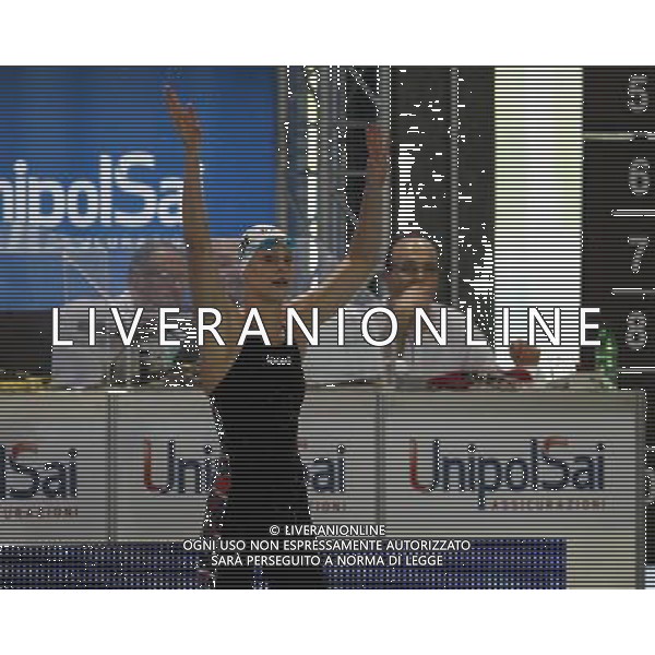 Campionato Italiano Assoluto di Nuoto 2016, UnipolSai, 19/04/2016, nella foto: FEDERICA PELLEGRINI Â©Claudio Zamagni/Agenzia Aldo Liverani s.a.s.
