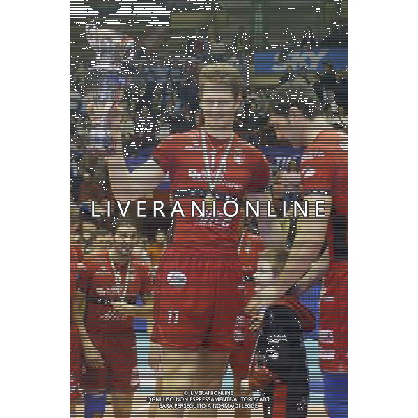 FINAL FOUR FORLI DI VOLLEY FINALE: SYSLEY - VIBO VALENTIA NELLA FOTO: gistavo con figlio - SYSLEY