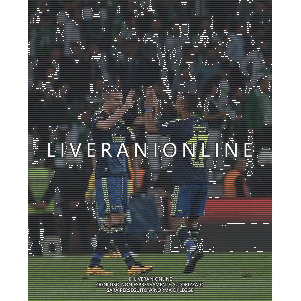 Ziraat Turkey Cup match between Konyaspor and Fenerbahce at Torku Arena in Konya , Turkey , April 20, 2016. Final Score: Konyaspor 0 - Fenerbahce 3 Pictured:: Robin van Persie (L) and Luis Nani (R) of Fenerbahce. TURCJA PUCHAR TURCJI PILKA NOZNA SEZON 2015/2016 FOT.SESKIM PHOTO/NEWSPIX.PL POLAND, TURKEY, GERMANY, AUSTRIA AND UK OUT !!! --- Newspix.pl AG ALDO LIVERANI SAS *** Local Caption *** www.newspix.pl mail us: info@newspix.pl call us: 0048 022 23 22 222 --- Polish Picture Agency by Ringier Axel Springer Poland