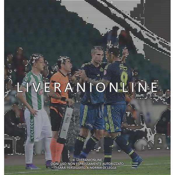 Ziraat Turkey Cup match between Konyaspor and Fenerbahce at Torku Arena in Konya , Turkey , April 20, 2016. Final Score: Konyaspor 0 - Fenerbahce 3 Pictured:: Robin van Persie and Jose Fernandao of Fenerbahce. TURCJA PUCHAR TURCJI PILKA NOZNA SEZON 2015/2016 FOT.SESKIM PHOTO/NEWSPIX.PL POLAND, TURKEY, GERMANY, AUSTRIA AND UK OUT !!! --- Newspix.pl AG ALDO LIVERANI SAS *** Local Caption *** www.newspix.pl mail us: info@newspix.pl call us: 0048 022 23 22 222 --- Polish Picture Agency by Ringier Axel Springer Poland