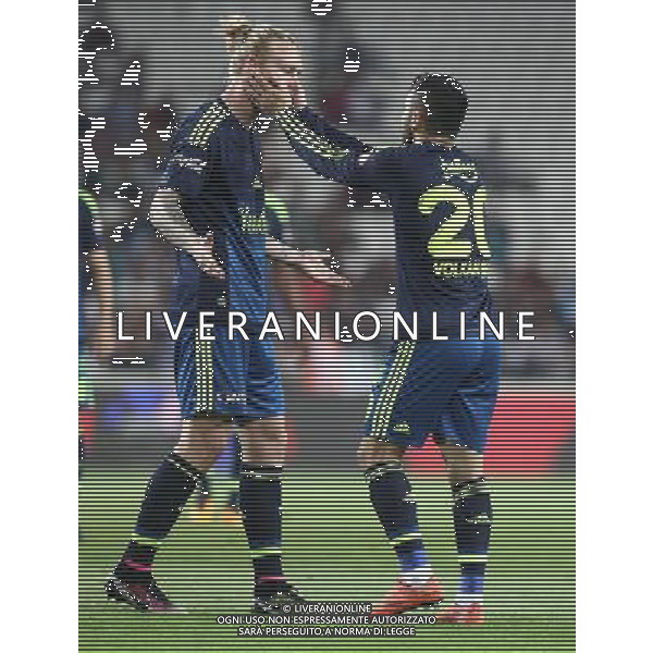 Ziraat Turkey Cup match between Konyaspor and Fenerbahce at Torku Arena in Konya , Turkey , April 20, 2016. Final Score: Konyaspor 0 - Fenerbahce 3 Pictured:: Simon Kjaer (L) and Volkan Sen (R) of Fenerbahce. TURCJA PUCHAR TURCJI PILKA NOZNA SEZON 2015/2016 FOT.SESKIM PHOTO/NEWSPIX.PL POLAND, TURKEY, GERMANY, AUSTRIA AND UK OUT !!! --- Newspix.pl AG ALDO LIVERANI SAS *** Local Caption *** www.newspix.pl mail us: info@newspix.pl call us: 0048 022 23 22 222 --- Polish Picture Agency by Ringier Axel Springer Poland