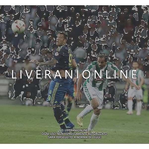 Ziraat Turkey Cup match between Konyaspor and Fenerbahce at Torku Arena in Konya , Turkey , April 20, 2016. Final Score: Konyaspor 0 - Fenerbahce 3 Pictured:: Ali Turan (R) of Konyaspor and Jose Fernandao of Fenerbahce. TURCJA PUCHAR TURCJI PILKA NOZNA SEZON 2015/2016 FOT.SESKIM PHOTO/NEWSPIX.PL POLAND, TURKEY, GERMANY, AUSTRIA AND UK OUT !!! --- Newspix.pl AG ALDO LIVERANI SAS *** Local Caption *** www.newspix.pl mail us: info@newspix.pl call us: 0048 022 23 22 222 --- Polish Picture Agency by Ringier Axel Springer Poland