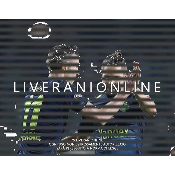 Ziraat Turkey Cup match between Konyaspor and Fenerbahce at Torku Arena in Konya , Turkey , April 20, 2016. Final Score: Konyaspor 0 - Fenerbahce 3 Pictured:: Robin van Persie and Diego Ribas of Fenerbahce. TURCJA PUCHAR TURCJI PILKA NOZNA SEZON 2015/2016 FOT.SESKIM PHOTO/NEWSPIX.PL POLAND, TURKEY, GERMANY, AUSTRIA AND UK OUT !!! --- Newspix.pl AG ALDO LIVERANI SAS