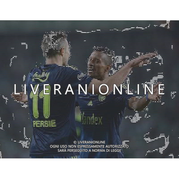Ziraat Turkey Cup match between Konyaspor and Fenerbahce at Torku Arena in Konya , Turkey , April 20, 2016. Final Score: Konyaspor 0 - Fenerbahce 3 Pictured:: Robin van Persie and Luis Nani of Fenerbahce. TURCJA PUCHAR TURCJI PILKA NOZNA SEZON 2015/2016 FOT.SESKIM PHOTO/NEWSPIX.PL POLAND, TURKEY, GERMANY, AUSTRIA AND UK OUT !!! --- Newspix.pl AG ALDO LIVERANI SAS