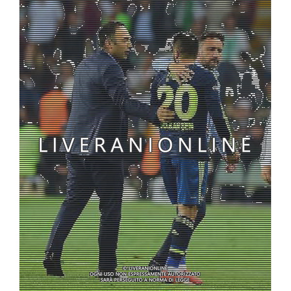 Ziraat Turkey Cup match between Konyaspor and Fenerbahce at Torku Arena in Konya , Turkey , April 20, 2016. Final Score: Konyaspor 0 - Fenerbahce 3 Pictured:: Coach Vitor Pereira and Volkan Sen of Fenerbahce. TURCJA PUCHAR TURCJI PILKA NOZNA SEZON 2015/2016 FOT.SESKIM PHOTO/NEWSPIX.PL POLAND, TURKEY, GERMANY, AUSTRIA AND UK OUT !!! --- Newspix.pl AG ALDO LIVERANI SAS