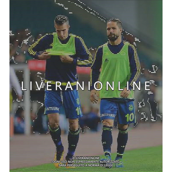 Ziraat Turkey Cup match between Konyaspor and Fenerbahce at Torku Arena in Konya , Turkey , April 20, 2016. Final Score: Konyaspor 0 - Fenerbahce 3 Pictured:: Robin van Persie and Diego Ribas (R) of Fenerbahce. TURCJA PUCHAR TURCJI PILKA NOZNA SEZON 2015/2016 FOT.SESKIM PHOTO/NEWSPIX.PL POLAND, TURKEY, GERMANY, AUSTRIA AND UK OUT !!! --- Newspix.pl AG ALDO LIVERANI SAS