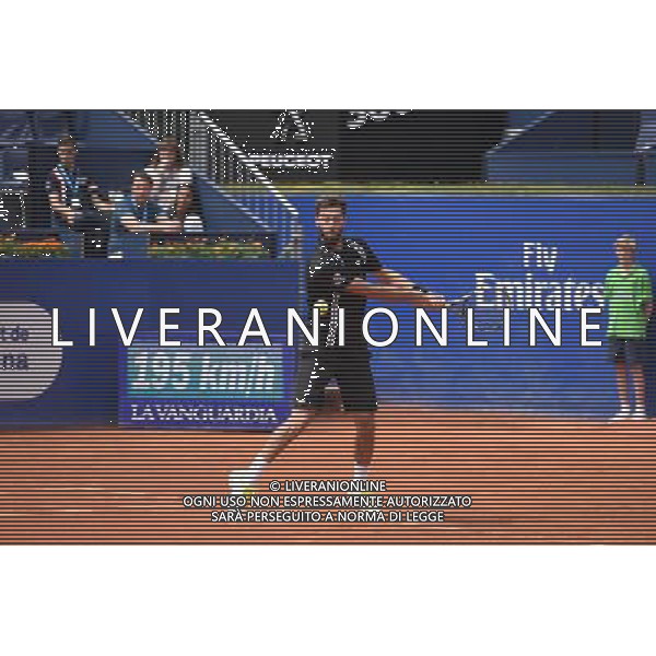 Benoit Paire playing Malek Jaziri in Barcelona Open Quarter final 22.04.2016 HISZPANIA BARCELONA TENIS FOT. JAN McINTYRE/NEWSPIX.PL --- Newspix.pl /AGENZIA ALDO LIVERANI SAS - - ITALY ONLY - EDITORIAL USE ONLY - *** Local Caption *** www.newspix.pl mail us: info@newspix.pl call us: 0048 022 23 22 222 --- Polish Picture Agency by Ringier Axel Springer Poland