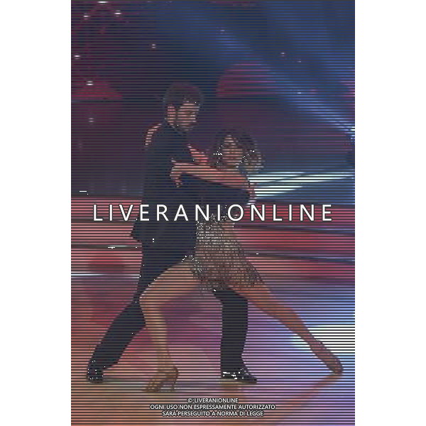Finale della trasmissione TV \' Ballando con le stelle \' Roma - 23.04.2016 - Auditorium Rai - nella foto: Iago Garcia e Samanta Togni vincitori della edizione del 2016 / Ph. Corradetti - Ag. Aldo Liverani sas