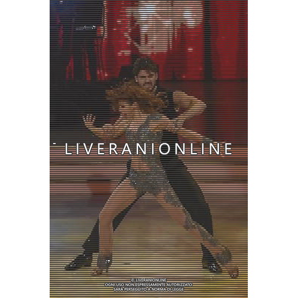 Finale della trasmissione TV \' Ballando con le stelle \' Roma - 23.04.2016 - Auditorium Rai - nella foto: Michele Morrone e Ekaterina Vaganova secondi classificati / Ph. Corradetti - Ag. Aldo Liverani sas