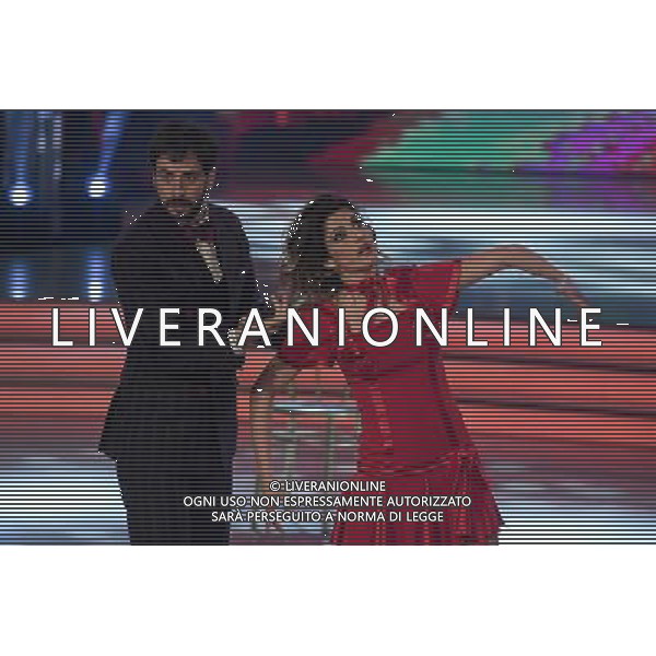 Finale della trasmissione TV \' Ballando con le stelle \' Roma - 23.04.2016 - Auditorium Rai - nella foto: Iago Garcia e Samanta Togni / Ph. Corradetti - Ag. Aldo Liverani sas