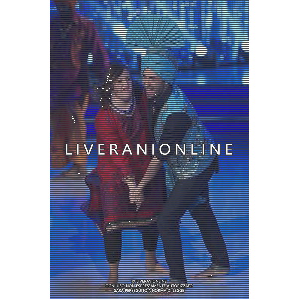 Finale della trasmissione TV \' Ballando con le stelle \' Roma - 23.04.2016 - Auditorium Rai - nella foto: Nicole Orlando e Stefano Oradei / Ph. Corradetti - Ag. Aldo Liverani sas