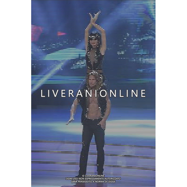 Finale della trasmissione TV \' Ballando con le stelle \' Roma - 23.04.2016 - Auditorium Rai - nella foto: Daniel Nilsson e Valeriia Belozerova / Ph. Corradetti - Ag. Aldo Liverani sas