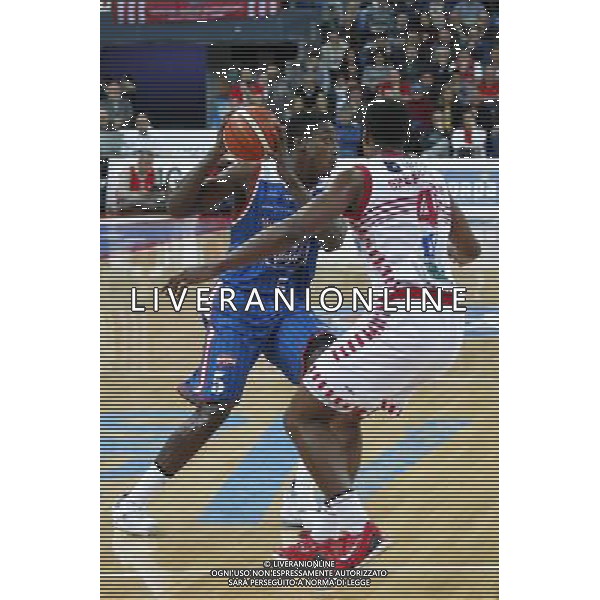 Lega Basket serie A, Consultinvest Pesaro vs Acqua Vitasnella Cant, 24/04/2016 nella foto: ABASS AWUDU, ©CLAUDIO ZAMAGNI/AGENZIA ALDO LIVERANI S.A.S.