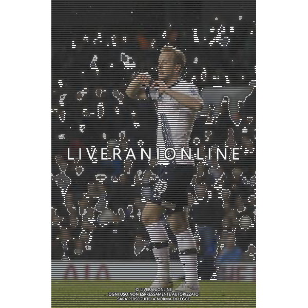 Tottenham Hotspur\'s Harry Kane reacts to his missed chance Photographer Craig Mercer/CameraSport Football - Barclays Premiership - Tottenham Hotspur v West Bromwich Albion - Monday 25th April 2016 - White Hart Lane - London © CameraSport - 43 Linden Ave. Countesthorpe. Leicester. England. LE8 5PG - Tel: +44 (0) 116 277 4147 - admin@camerasport.com - www.camerasport.com AG ALDO LIVERANI SAS ONLY ITALY