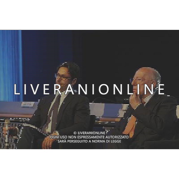 Cologno Monzese ( MI ) 27/04/16 Assemblea degli Azionisti Mediaset Nella foto: Pier Silvio Berlusconi e Fedele Confalonieri PH Lauro Montagnini/ AGENZIA ALDO LIVERANI SAS