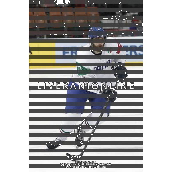 KATOWICE 2016.04.27 SPORT HOKEJ NA LODZIE MISTRZOSTWA SWIATA DYWIZJI 1A JAPONIA - WLOCHY NZ. THOMAS LARKIN ITA FOT. MICHAL CHWIEDUK / FOKUSMEDIA/NEWSPIX.PL KATOWICE 2016.04.27 SPORT ICE HOCKEY WORLD CHAMPIONSHIP DIVISION 1 GROUP A JAPAN - ITALY FOT. MICHAL CHWIEDUK / FOKUSMEDIA --- Newspix.pl AG ALDO LIVERANI SAS *** Local Caption *** www.newspix.pl mail us: info@newspix.pl call us: 0048 022 23 22 222 --- Polish Picture Agency by Ringier Axel Springer Poland