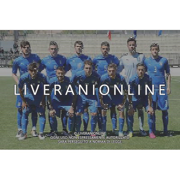 Legnano (MI) 27-04-2016 Stadio Giovanni Mari Amichevole Nazionale Under 20 Italia vs Danimarca nella foto Italia under 20 foto Roberto Garavaglia - ag. Aldo Liverani sas