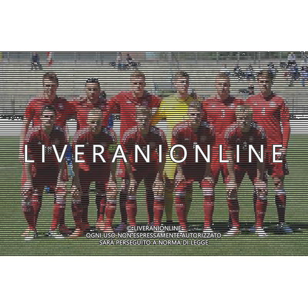 Legnano (MI) 27-04-2016 Stadio Giovanni Mari Amichevole Nazionale Under 20 Italia vs Danimarca nella foto Danimarca foto Roberto Garavaglia - ag. Aldo Liverani sas