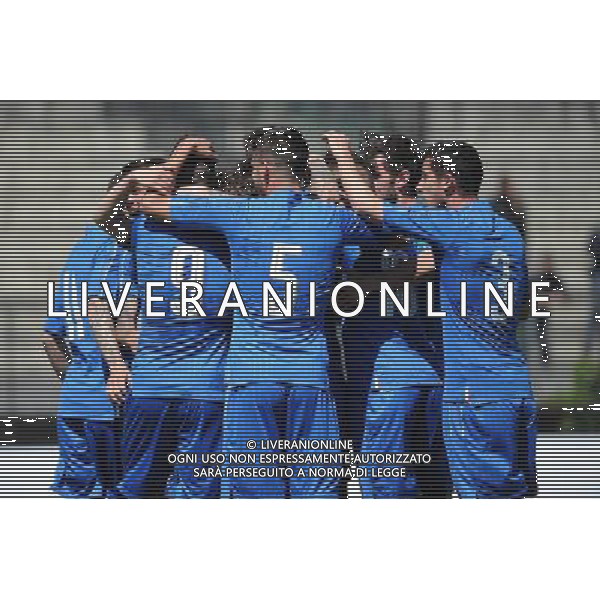 Legnano (MI) 27-04-2016 Stadio Giovanni Mari Amichevole Nazionale Under 20 Italia vs Danimarca nella foto Morosini segna 1 a 0 Italia foto Roberto Garavaglia - ag. Aldo Liverani sas