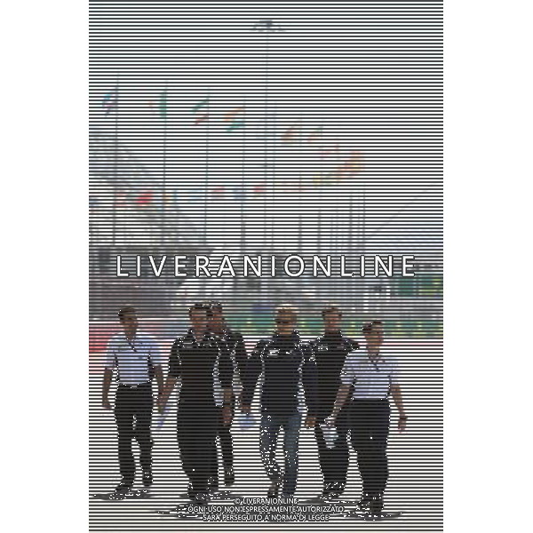 Marcus Ericsson (SWE) Sauber F1 Team walks the circuit with the team. 28.04.2016. Formula 1 World Championship, Rd 4, Russian Grand Prix, Sochi Autodrom, Sochi, Russia, Preparation Day. - www.xpbimages.com, EMail: requests@xpbimages.com - copy of publication required for printed pictures. Every used picture is fee-liable. Â© Copyright: Moy / XPB Images/Agenzia Aldo Liverani s.a.s./ONLY ITALY/EDITORIAL USE ONLY