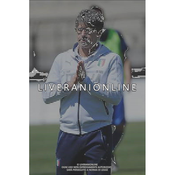 Legnano (MI) 27-04-2016 Stadio Giovanni Mari Amichevole Nazionale Under 20 Italia vs Danimarca nella foto Alberico Evani allenatore Italia foto Roberto Garavaglia - ag. Aldo Liverani sas