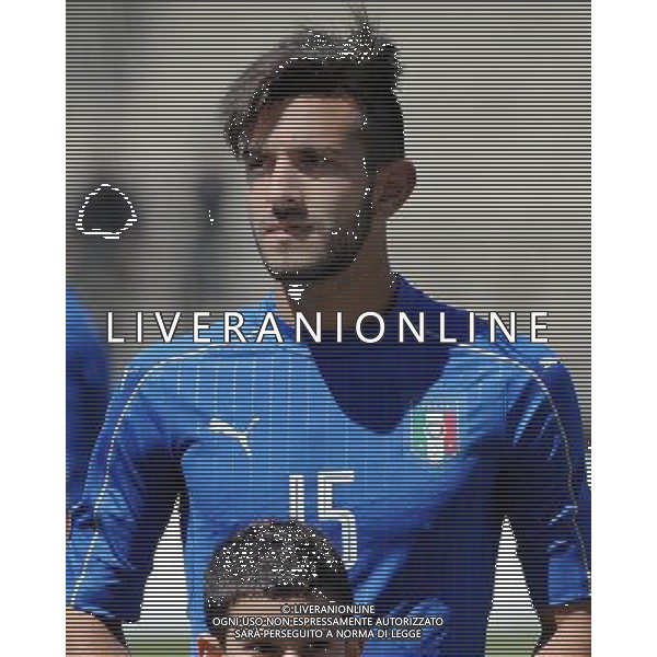 Legnano (MI) 27-04-2016 Stadio Giovanni Mari Amichevole Nazionale Under 20 Italia vs Danimarca nella foto Andrea Palazzi (Italia - Livorno) foto Roberto Garavaglia - ag. Aldo Liverani sas