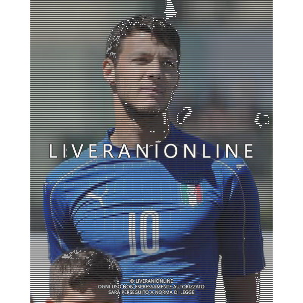 Legnano (MI) 27-04-2016 Stadio Giovanni Mari Amichevole Nazionale Under 20 Italia vs Danimarca nella foto Luca Mazzitelli (Italia - Brescia) foto Roberto Garavaglia - ag. Aldo Liverani sas