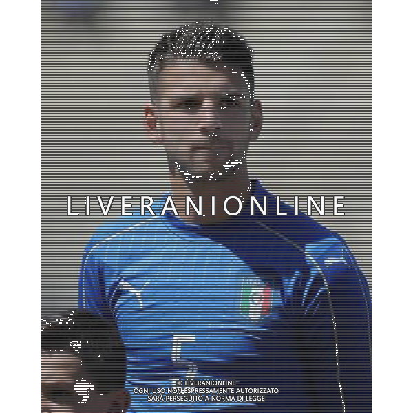 Legnano (MI) 27-04-2016 Stadio Giovanni Mari Amichevole Nazionale Under 20 Italia vs Danimarca nella foto Pietro Ceccaroni (Italia - Spal) foto Roberto Garavaglia - ag. Aldo Liverani sas