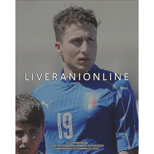 Legnano (MI) 27-04-2016 Stadio Giovanni Mari Amichevole Nazionale Under 20 Italia vs Danimarca nella foto Leonardo Morosini (Italia - Brescia) foto Roberto Garavaglia - ag. Aldo Liverani sas