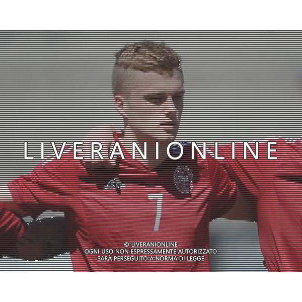 Legnano (MI) 27-04-2016 Stadio Giovanni Mari Amichevole Nazionale Under 20 Italia vs Danimarca nella foto Mikkel Kallesoe (Danimarca) foto Roberto Garavaglia - ag. Aldo Liverani sas