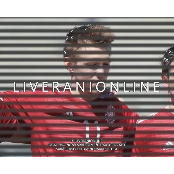 Legnano (MI) 27-04-2016 Stadio Giovanni Mari Amichevole Nazionale Under 20 Italia vs Danimarca nella foto Mikkel Hedegaard (Danimarca) foto Roberto Garavaglia - ag. Aldo Liverani sas