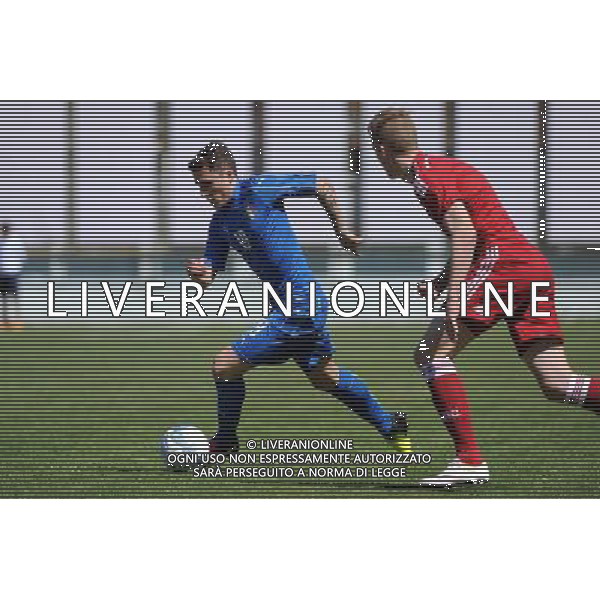 Legnano (MI) 27-04-2016 Stadio Giovanni Mari Amichevole Nazionale Under 20 Italia vs Danimarca nella foto Leonardo Morosini (Italia - Brescia) foto Roberto Garavaglia - ag. Aldo Liverani sas