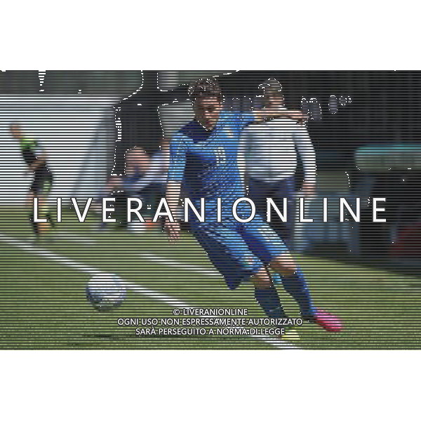 Legnano (MI) 27-04-2016 Stadio Giovanni Mari Amichevole Nazionale Under 20 Italia vs Danimarca nella foto Leonardo Morosini (Italia - Brescia) foto Roberto Garavaglia - ag. Aldo Liverani sas