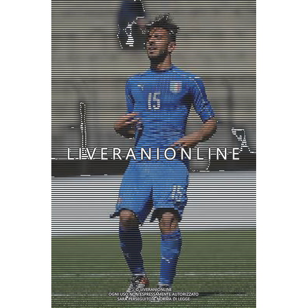 Legnano (MI) 27-04-2016 Stadio Giovanni Mari Amichevole Nazionale Under 20 Italia vs Danimarca nella foto Andrea Palazzi (Italia - Livorno) foto Roberto Garavaglia - ag. Aldo Liverani sas