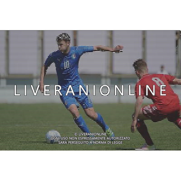 Legnano (MI) 27-04-2016 Stadio Giovanni Mari Amichevole Nazionale Under 20 Italia vs Danimarca nella foto Luca Mazzitelli (Italia - Brescia) foto Roberto Garavaglia - ag. Aldo Liverani sas