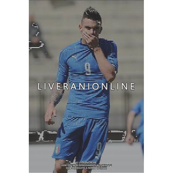 Legnano (MI) 27-04-2016 Stadio Giovanni Mari Amichevole Nazionale Under 20 Italia vs Danimarca nella foto Pierluigi Cappelluzzo (Italia - Pescara) foto Roberto Garavaglia - ag. Aldo Liverani sas