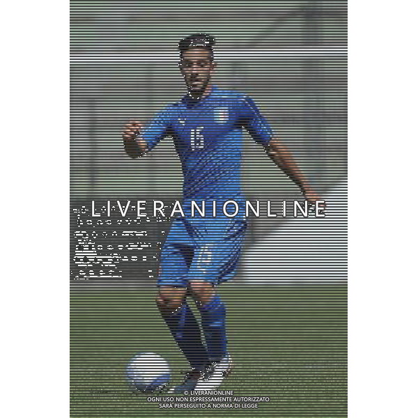 Legnano (MI) 27-04-2016 Stadio Giovanni Mari Amichevole Nazionale Under 20 Italia vs Danimarca nella foto Andrea Palazzi (Italia - Livorno) foto Roberto Garavaglia - ag. Aldo Liverani sas