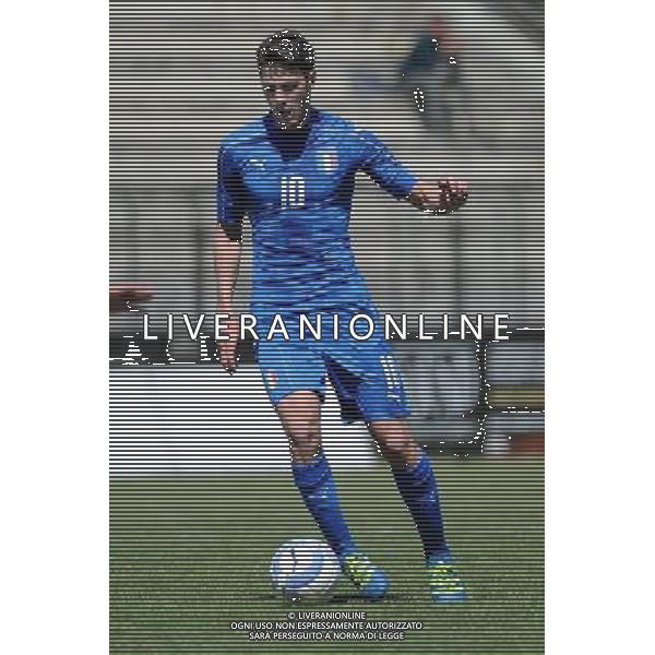 Legnano (MI) 27-04-2016 Stadio Giovanni Mari Amichevole Nazionale Under 20 Italia vs Danimarca nella foto Luca Mazzitelli (Italia - Brescia) foto Roberto Garavaglia - ag. Aldo Liverani sas