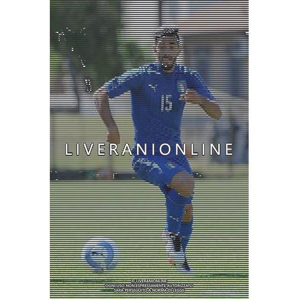 Legnano (MI) 27-04-2016 Stadio Giovanni Mari Amichevole Nazionale Under 20 Italia vs Danimarca nella foto Andrea Palazzi (Italia - Livorno) foto Roberto Garavaglia - ag. Aldo Liverani sas
