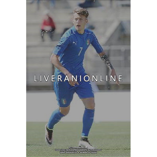 Legnano (MI) 27-04-2016 Stadio Giovanni Mari Amichevole Nazionale Under 20 Italia vs Danimarca nella foto Antonino La Gumina (Italia - Palermo) foto Roberto Garavaglia - ag. Aldo Liverani sas