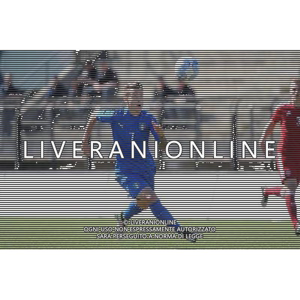 Legnano (MI) 27-04-2016 Stadio Giovanni Mari Amichevole Nazionale Under 20 Italia vs Danimarca nella foto Antonino La Gumina (Italia - Palermo) foto Roberto Garavaglia - ag. Aldo Liverani sas