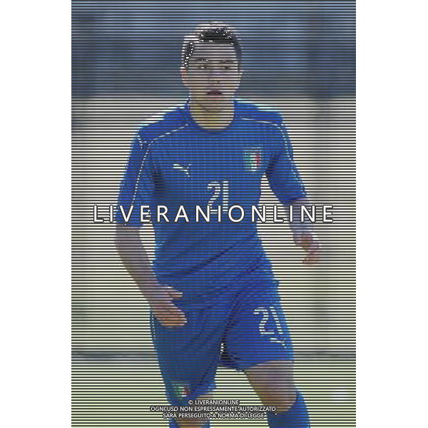 Legnano (MI) 27-04-2016 Stadio Giovanni Mari Amichevole Nazionale Under 20 Italia vs Danimarca nella foto Giovanni Sbrissa (Italia - Vicenza) foto Roberto Garavaglia - ag. Aldo Liverani sas