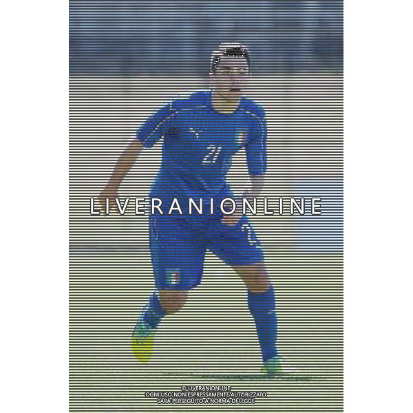Legnano (MI) 27-04-2016 Stadio Giovanni Mari Amichevole Nazionale Under 20 Italia vs Danimarca nella foto Giovanni Sbrissa (Italia - Vicenza) foto Roberto Garavaglia - ag. Aldo Liverani sas